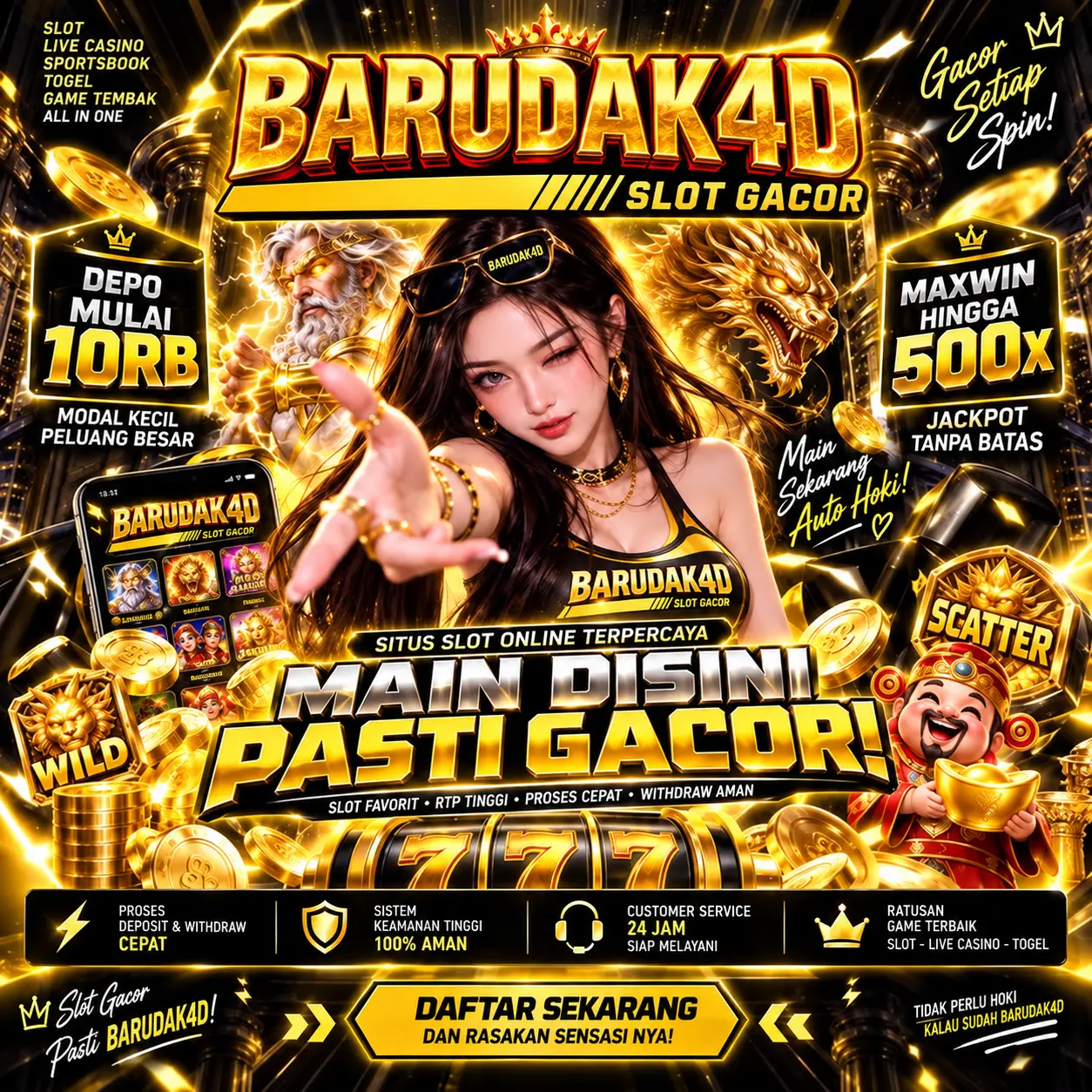 BARUDAK4D : Platform Bermain Hiburan Game Online Berpeluang Menjadi Konglomerat